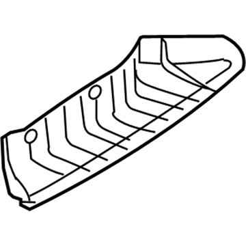 BMW 51-12-7-056-343 Mount, Bumper, Rear Centre