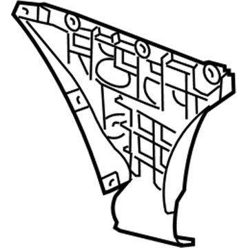 BMW 51-12-7-895-751 Mount, Bumper Rear Left