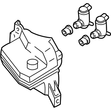 Infiniti 28910-1W510 Windshield Washer Tank Assembly