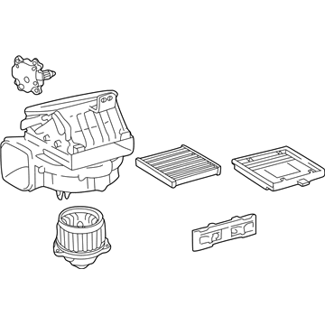 Lexus 87130-24051 Blower Assembly