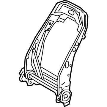 Toyota 71013-06530 Seat Back Frame