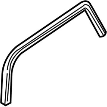 Nissan 76843-7Z000 Weatherstrip-Roof Drip, LH