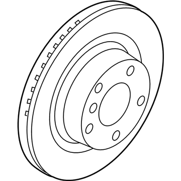 BMW 34-21-6-792-227 Brake Disc, Ventilated