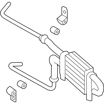 Hyundai 57540-0W300 Tube Assembly-Oil Cooler