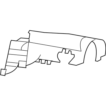 Mopar 1RN30DX9AD SHROUD-Steering Column
