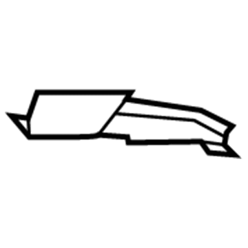 Honda 71505-S5A-000 Bracket, R. RR. Bumper Side