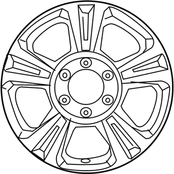 Toyota 42611-04170 Wheel, Alloy