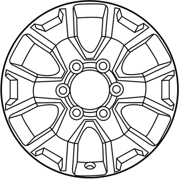 Toyota 42611-04241 Wheel, Alloy