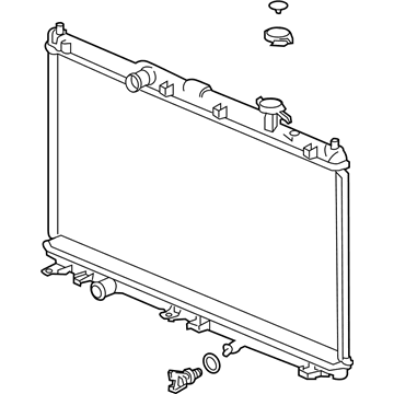 Honda 19010-5K0-A01 Radiator (Toyo)