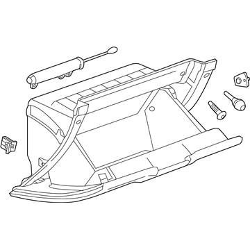 GM 22817729 Glove Box Assembly