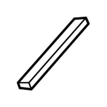 Honda 73127-S04-000 Seal, FR. Windshield Molding Side