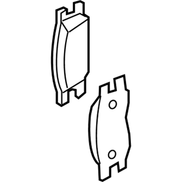 Nissan 41060-AX086 Pad Kit-Disc Brake