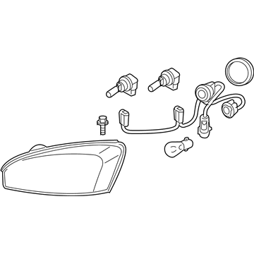 GM 15851373 Composite Headlamp