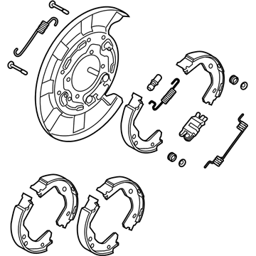 Kia 58270G9000 Packing Rear Brake Assembly