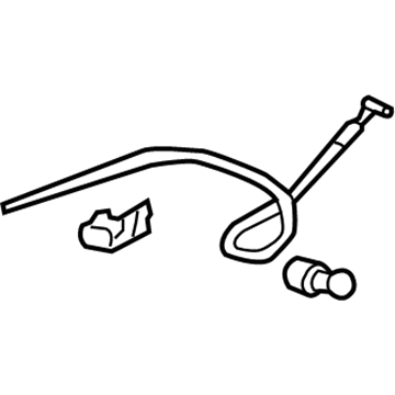 Acura 74130-SEP-A01 Wire Assembly, Hood