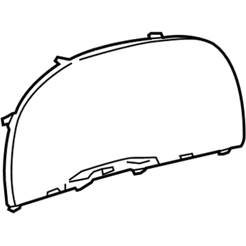 Lexus 83852-33N80 Glass, Combination Meter