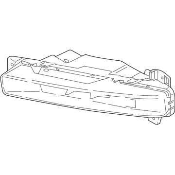 BMW 63-17-7-349-132 Fog Light, Led, Right