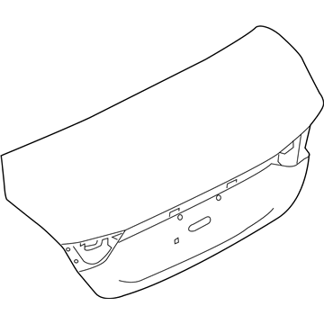 Nissan 84300-4RA0A Lid-Trunk