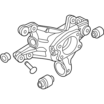 Hyundai 52710-3V000 Carrier Assembly-Rear Axle, LH