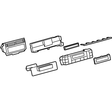 Lexus 84010-60772 Control & Panel Assembly