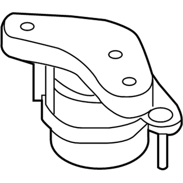 Infiniti 11320-4HK0A INSULATOR - Engine Mounting, Rear