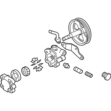 Infiniti 49110-AM605 Power Steering Pump Assembly