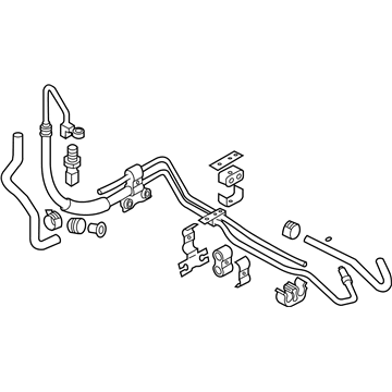 Nissan 49710-CF40B Hose & Tube Set-Power Steering