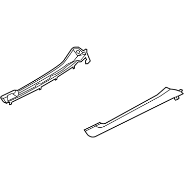 Hyundai 84657-3N100-HZ Moulding-Front, LH