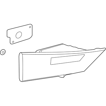 Lexus 81591-53141 Lens & Body, Rear Lamp