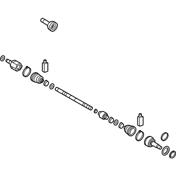 Kia 49500B2100 Joint Assembly-Cv LH