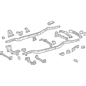 Lexus 51001-60M91 Frame Sub-Assembly
