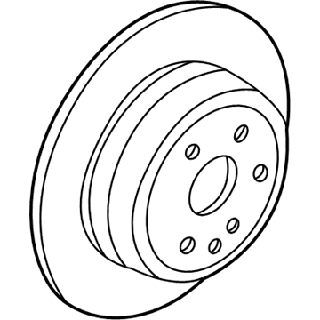 GM 21019258 Rotor, Rear Brake