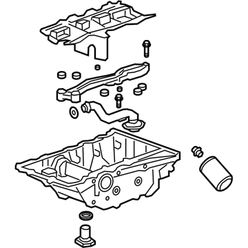 GM 12700106 Oil Pan