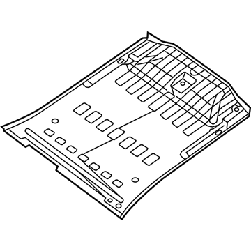 Mopar 68038944AB Pan-Rear Floor