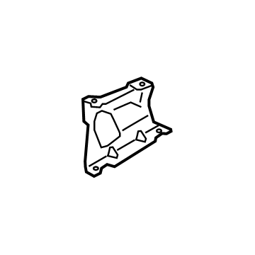 BMW 51-48-7-394-751 Heat Insulation, Middle Left