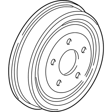 GM 10306594 Drum Asm, Rear Brake