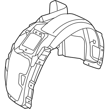 Mopar 68174586AE Shield-WHEELHOUSE