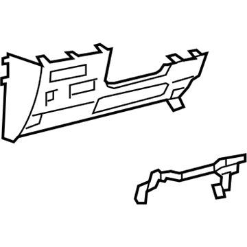 Toyota 55045-60050-C0 Lower Trim Panel