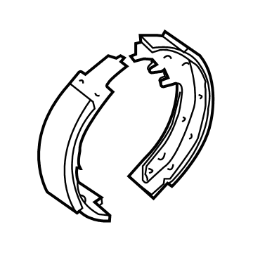 Nissan D4060-5TA5A Shoe Set-Parking Brake