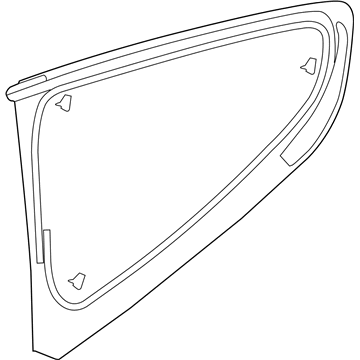 Ford FR3Z-6329710-C Glass - Quarter Window