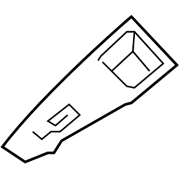 Nissan 80961-ZF90A FINISHER-Power Window Switch, Front L