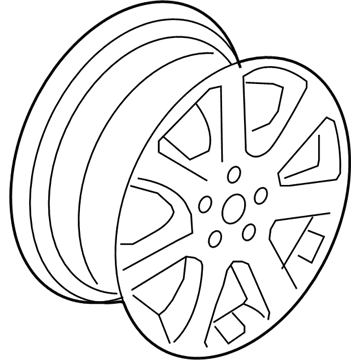 Honda 42700-SWA-A73 Disk, Aluminum Wheel (17X6 1/2J) (Tpms) (Hitachi)