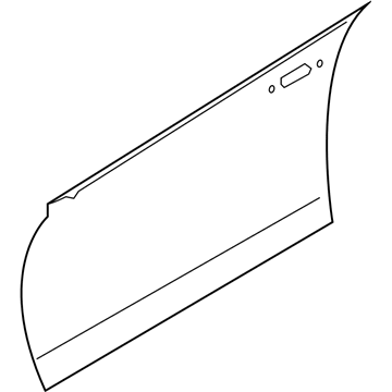 Nissan 80152-6CA0A Panel - Front Door, Outer RH