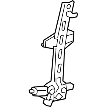 Honda 72250-SVA-A02 Regulator Assembly, Left Front Door Power