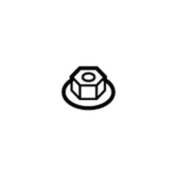 Acura 90304-S10-024 Nut, Flange (10MM)