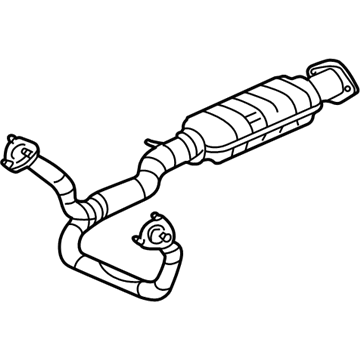 GM 15744824 Exhaust Manifold Pipe Assembly (W/Converter) *Marked Print