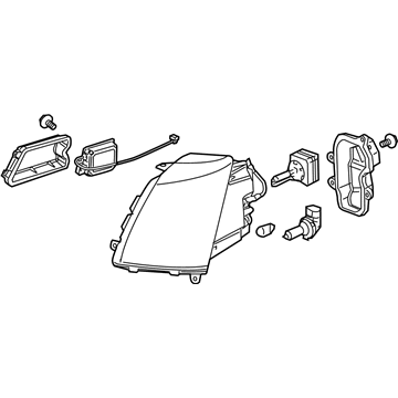 GM 20836119 Composite Headlamp