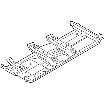 BMW 41-00-7-444-014 FLOOR PANEL RIGHT