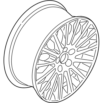 Ford FP5Z-1007-A Wheel, Alloy