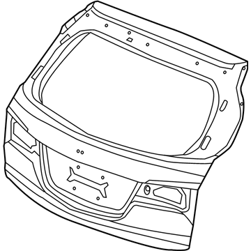 Acura 68100-TZ5-A91ZZ Tailgate (Dot)